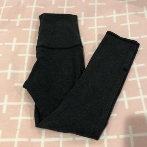 Lululemon: high rise grey crop leggings